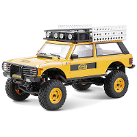 FMS FCX24M RTR 1/24 2.4G 4WD RC Auto voor Land Rover Camel Trophy Editie Rock Crawler Off Road Klimtruck Twee Snelheden