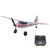 FMS PA 18 500mm Wingspan 2.4GHz 4CH Ingebouwde Gyro EPP RC Vliegtuig Vaste Vleugel RTF voor Beginners