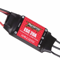 Fms Predator 20a Brushless Esc With 2a Linear Bec Bect Jst Plug For Rc Models
