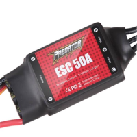 Fms Predator 50a Brushless Esc With 3a Switch Bec Xt60 Plug For Rc Models