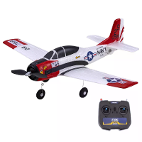 FMS T 28 410mm Wingspan 2.4GHz 4CH Ingebouwde Gyro EPP RC Vliegtuig Vaste Vleugel RTF voor Beginners