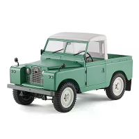 FMS voor Land Rover Series II RTR 1/12 2.4G 4WD RC Auto Off Road Klim Truck Rock Crawler Twee Snelheid Metalen Chassis L