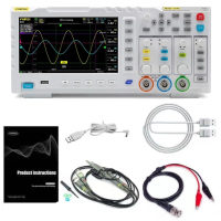 FNIRSI 1014D 7 Inch TFT LCD Display Screen 2 In 1 Dual Channel Input Storage Oscilloscoop Digital Signal Generator