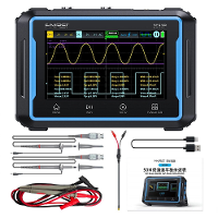 FNIRSI 2C53P Touch Screen 3in1 2CH 50MHz Oscilloscoop 250Ms/S Signaalgenerator Draagbare Digitale Oscilloscoop multimete