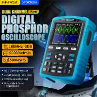 FNIRSI DPOX180H Handheld Phosphor Digitaal Oscilloscoop 180MHz  3DB 50000wfms/s Dual Channel 20Mhz Signaalgenerator ZOOM