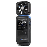 FNIRSI FAM 02 Handheld Anemometer Hoge Precisie Windsnelheid Temperatuur Vochtigheid Meting Draagbare Weer Meter LCD Dis