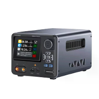 FNIRSI IPS3608 Slimme Voedingsbron Instelbare DC 36V 8A 285W USB C PD 3.0 QC 3.0 Snelladen Multi protocol Precisie