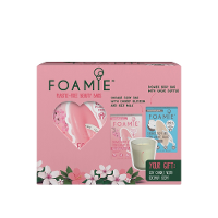 Foamie Body & Shower Bar Geschenkset + Kaars Cadeau