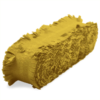Folat Feest/verjaardag versiering   crepe slingers   goud   24 mtr   papier   feestartikelen