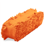 Folat Feest/verjaardag versiering   crepe slingers   oranje   24 mtr   papier   feestartikelen