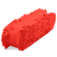 Folat Feest/verjaardag versiering   crepe slingers   rood   24 mtr   papier   feestartikelen