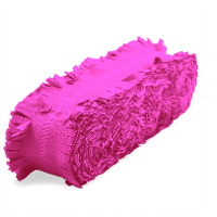 Folat Feest/verjaardag versiering   crepe slingers   roze   24 mtr   papier   feestartikelen