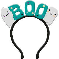 Halloween thema verkleed diadeem   one size   zwart/blauw   kinderen