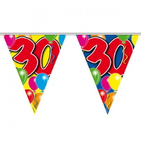Leeftijd vlaggenlijn 30 jaar   10 meter   feestartikelen   verjaardag
