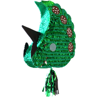 Pinata Dino   groen   papier   45 x 50 cm   feestartikelen verjaardag