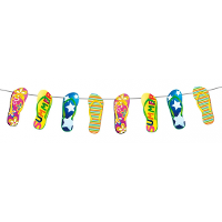 Slinger met Slippers   10m   Hawaii Party   Strandthema Feestversiering