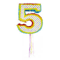 Verjaardag feest pinata   5 jaar   leeftijd feestartikelen   om zelf te vullen