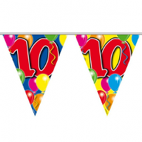 Folat vlaggenlijn 10 jaar   kunststof   10 meter   leeftijd vlaggenlijn   verjaardag
