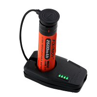 FOLOMOV Draagbare USB Oplader voor 21700 20700 18650 Li ion Batterij, Indicator Magnetische Sleutel Oplader