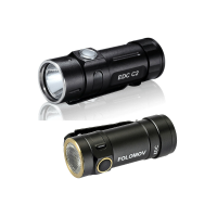 FOLOMOV EDC C2 Nichia E21A Hoge CRI98 Compact EDC LED Zaklamp Met 14300 Batterij Ultralight Pocket Clip Light Mini LED z