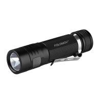 Folomov EDC C4 1200LM High Lumen Compact EDC Zaklamp met 18650 Batterij USB Oplaadbare Geheugenfunctie Mini LED Zaklamp