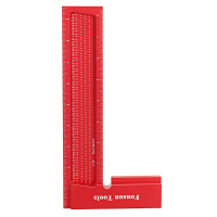200Mm 8 Inch Aluminium Precisie L Vierkant Snelheid Gat Positionering Markering Liniaal Houtbewerking Kraspen