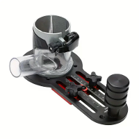 FONSON TOOLS 2 in 1 Sponningbeugel Voor 65mm Trimmachine Onzichtbare Bevestigingsmiddelen Kledingkast Deurscharnier Pane