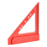 Fonson Tools 3 inch / 4 inch Timmerman Driehoek Rafter Square Multi hoek Meetliniaal Hoekmeter voor Houtbewerking