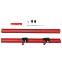 Fonson Aluminiumlegering Houtbewerkingsverlengingsgeleidingsrail T spoorconnector voor Parallelle Geleiderailsysteem van