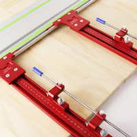 Parallel geleidingssysteem van aluminiumlegering voor herhaalbare zaagsneden voor railzaagrail Geschikt voor Festool hou
