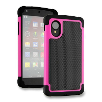 Football Grain Triad Shockproof Anti Throw Case For Lg Nexus 5
