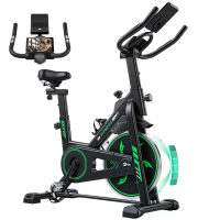 Formill DC001A Indoorfietser, 8 kg magnetische vliegwiel stationaire fiets, ultra stille riemaandrijving en 150 kg draag