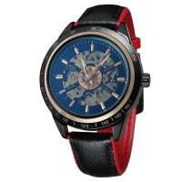 Forsining A2 Geniue Leather Strap Men Sport Fashion Self Winding Mechanical Watch