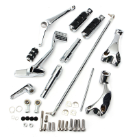 Forward Controls With Pegs Linkage For Harley Sportster 883 1200 Xl 04 13