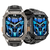 FOSSiBOT VIRAN X1 2,13 inch AMOLED Display Barometer Kompas 100 Dagen Standby Bluetooth Call Hartslag Bloeddruk Bloedzuu