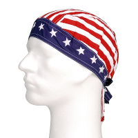 Bandana hoofddoek met Amerikaanse vlag print   volwassenen   katoen