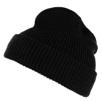 Leger muts   heren   zwart   one size   acryl   commando wintermutsen