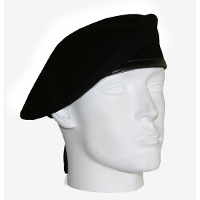 Fostex Soldaten baret   zwart   volwassenen   katoen   leger