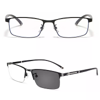 Fotochromatische Auto Zoom Leesbril HD Nabij Veraf Anti blauw Licht Zakenpresbyopie Bril