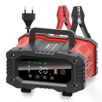 FOXSUR 300W 12V 24V Hoge Vermogen Draagbare 20A Autobatterijlader voor Calcium Gel AGM Nat LiFePO4 loodaccu's
