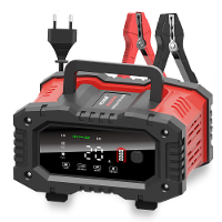 FOXSUR 300W 12V 24V Krachtige Draagbare 20A Acculader voor Calcium, Gel AGM, Natte, LiFePO4, loodzuur batterijen