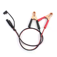 FOXSUR Acculader Clip Kabel SAE naar Alligator Clip Kabel DC Kabel SAE Snelle Verbindingsoplaadkabel