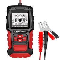 FOXSUR Intelligent Car Motorfiets Batterijtester 12V/24V Digitaal Display Snelle Nauwkeurige Batterijtestapparaat met Me