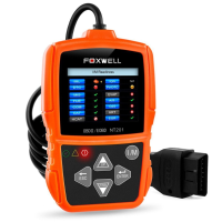 Foxwell NT201 EOBD OBD2 Auto Automotive Scanner Motor Licht Foutcodelezers I/M Readiness LIVE Data Diagnostische Test To