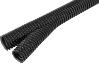 Fränkische Rohrwerke 38402002 Co flexPP UV 20(10m) Beschermslang (ribbelslang) Zwart 19.5 Mm 10 m