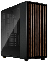 Fractal Design North XL Midi tower Gaming behuizing Steenkool, Zwart Stoffilter, 3 voorgeïnstalleerde ventilators, Zijvenster
