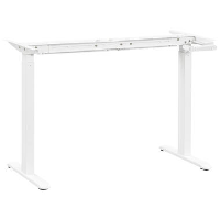 Frame zit/sta bureau Homeworx handmatig verstelbaar   wit   Leen Bakker