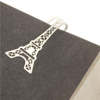 France Paris Eiffel Tower Little Stainless Steel Metal Bookmark Book Marker Clip