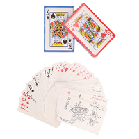 2X Pakje speelkaarten   54 stuks   spelletjes