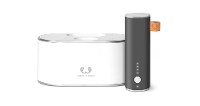 Freshnrebe Powerbank Charging Station Kit With 1 Powerbank   3000 Mah Powerbank Concrete